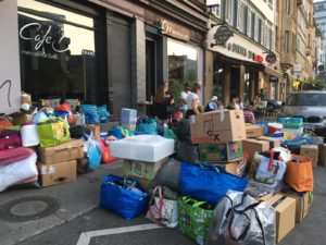 Moria EuropeCares Sammelaktion